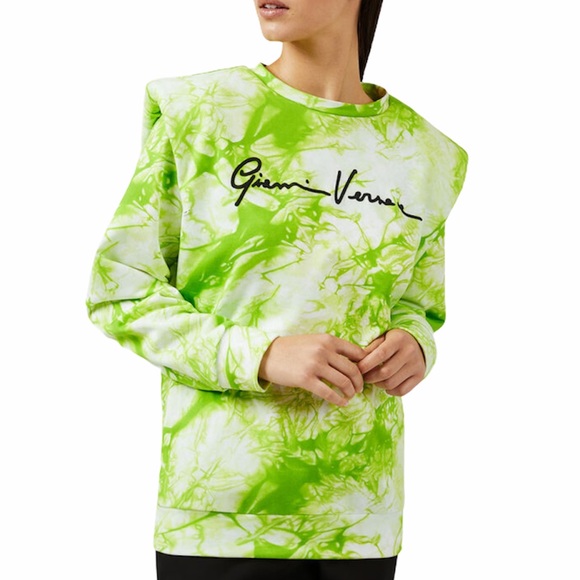 Brand New Versace Tie-Dye Print Sweatshirt - Picture 6 of 7